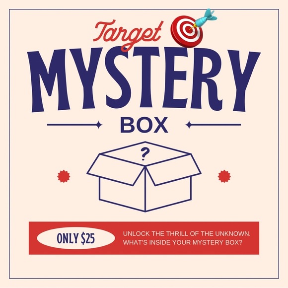 Surprise Yourself: Target Mystery Box - 4 New Pieces for $25!" - Picture 1 of 7